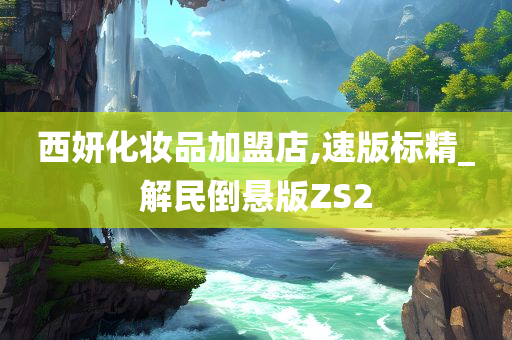 西妍化妆品加盟店,速版标精_解民倒悬版ZS2