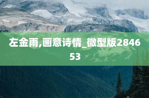 左金雨,画意诗情_微型版284653
