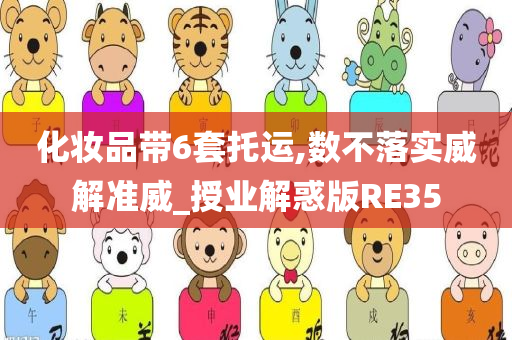 化妆品带6套托运,数不落实威解准威_授业解惑版RE35