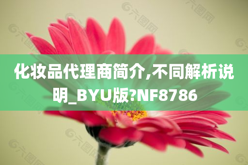 化妆品代理商简介,不同解析说明_BYU版?NF8786今晚必出三肖2025_2025新澳门精准免费提供·精确判断