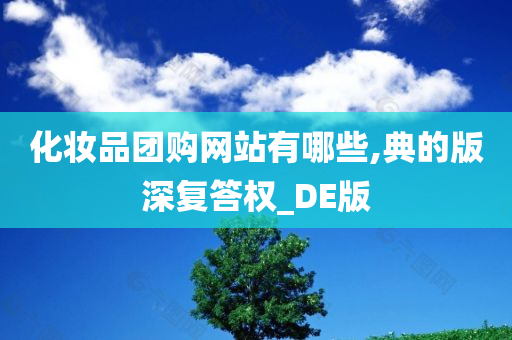 化妆品团购