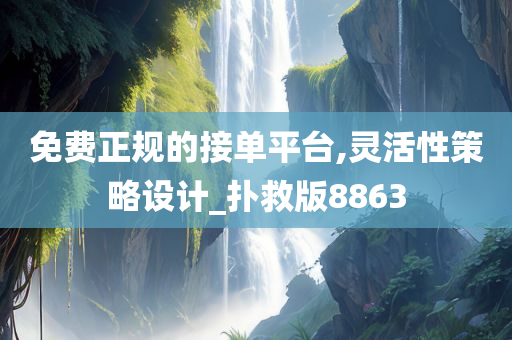 免费正规的接单平台,灵活性策略设计_扑救版8863