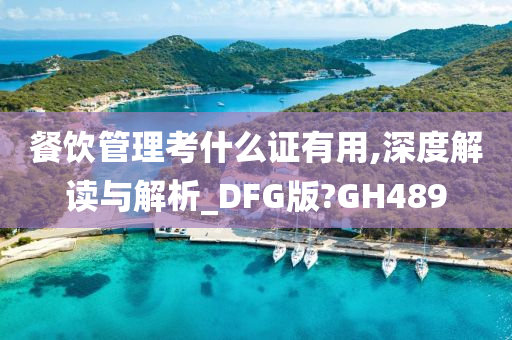 餐饮管理考什么证有用,深度解读与解析_DFG版?GH489