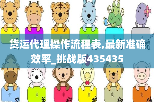 货运代理操作流程表,最新准确效率_挑战版435435