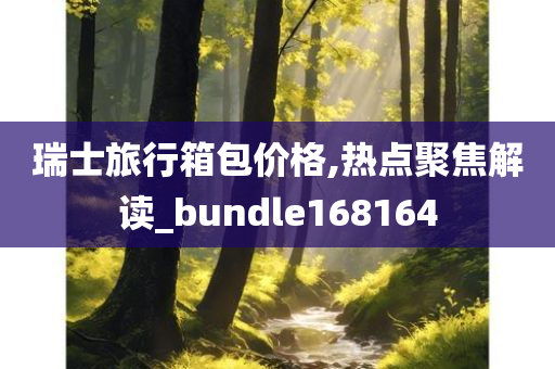 瑞士旅行箱包价格,热点聚焦解读_bundle168164