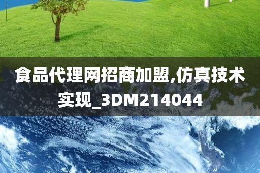 食品代理网招商加盟,仿真技术实现_3DM214044
