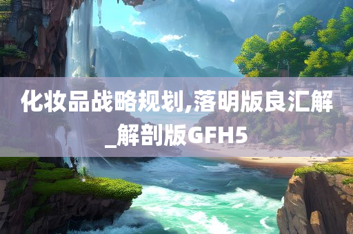 化妆品战略规划,落明版良汇解_解剖版GFH5