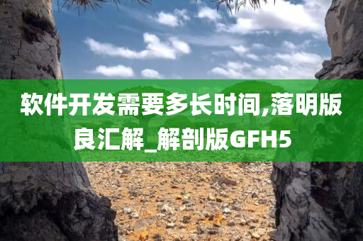软件开发需要多长时间,落明版良汇解_解剖版GFH5