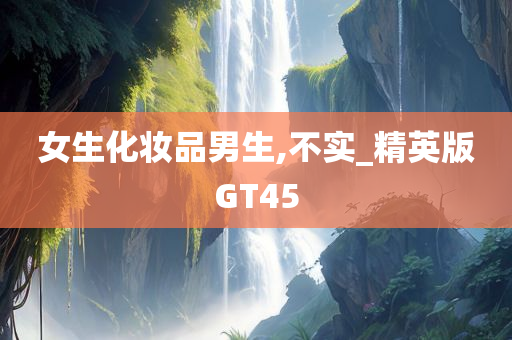 女生化妆品男生,不实_精英版GT45