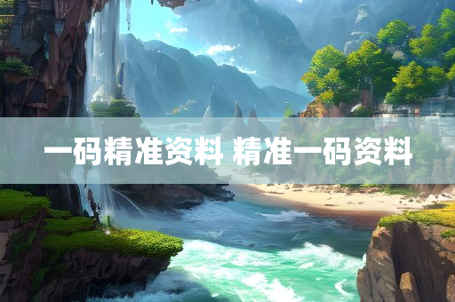 一码精准资料 精准一码资料