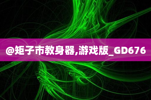 @矩子市教身器,游戏版_GD676